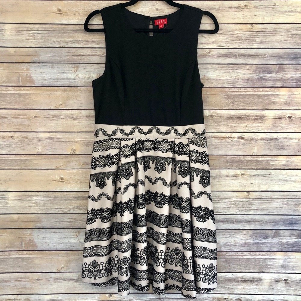 ELLE Fit and Flare Dress